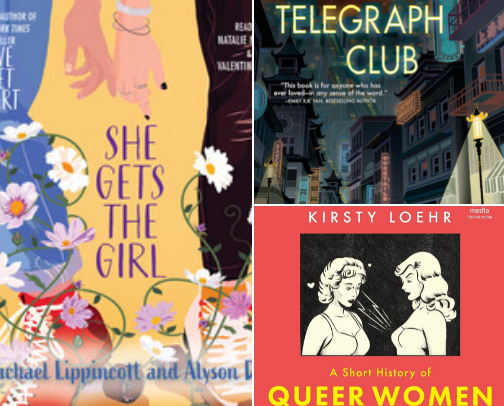 Sapphic Romance Books cover photo collage