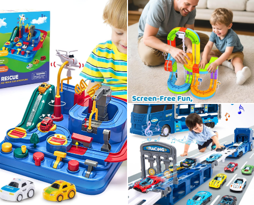 Toys That Actually Keep Toddlers Busy cover photo collage