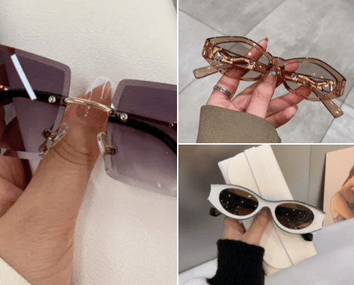 Aliexpress glasses <3 cover photo collage