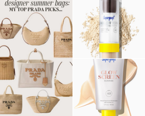 Chic Beach Day 🏝️🤍🌊👙 cover photo collage