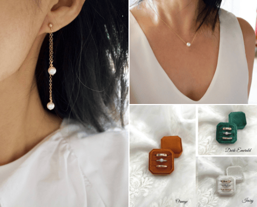 chic & simple wedding cover photo collage