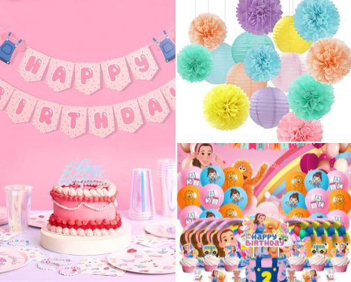Ms Rachel birthday party! cover photo collage