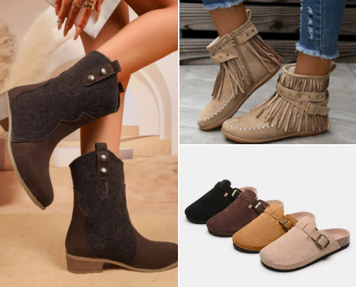 Shoes for every occasion cover photo collage