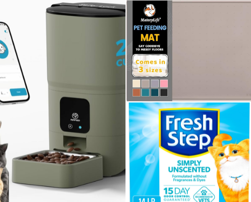 Cat/Pet Essentials cover photo collage