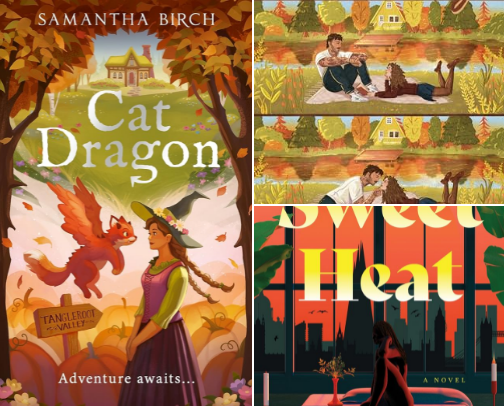 Fall Book Recs 🍂☕️🥮 cover photo collage