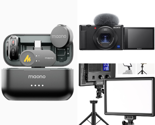 Essential for content creation cover photo collage