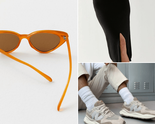 Trendy pieces cover photo collage