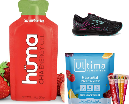 Fav running items cover photo collage