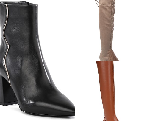 Boots/shoes and Handbags cover photo collage