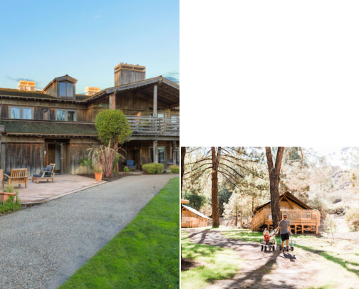 Amazing and unique family friendly glamping spots in California cover photo collage