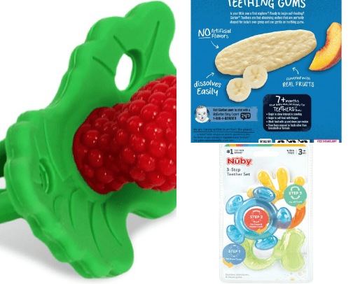 Teething babies? Here is help! cover photo collage