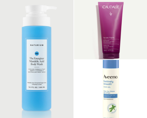 Sensitive/Acne-Prone Shower Routine🚿 cover photo collage