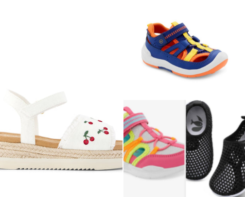 Sandals kids list cover photo collage