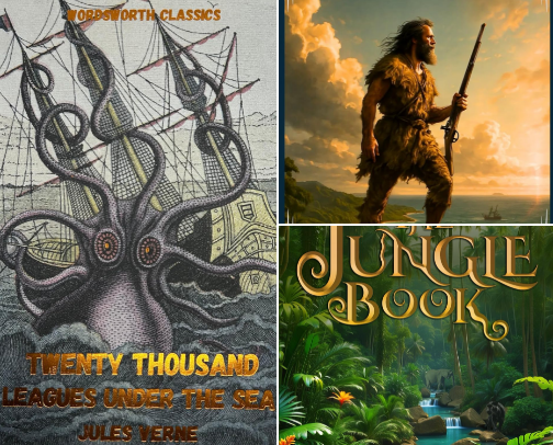 Books That Pull Me Back to Childhood cover photo collage