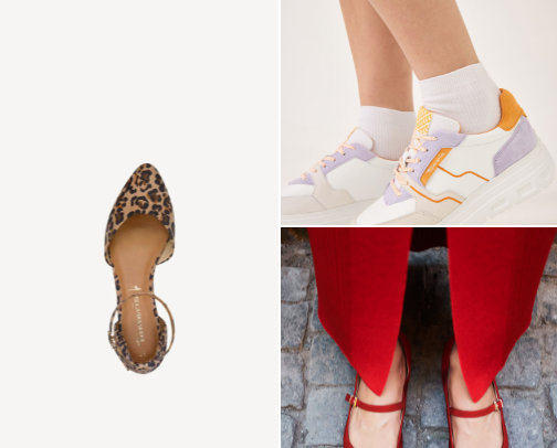 2025 girly shoes and pants cover photo collage