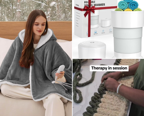 Cozy Blankets I Actually Use & Love cover photo collage