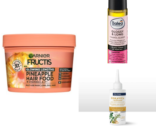 Healthy and shiny hair + growing lashes and brows cover photo collage