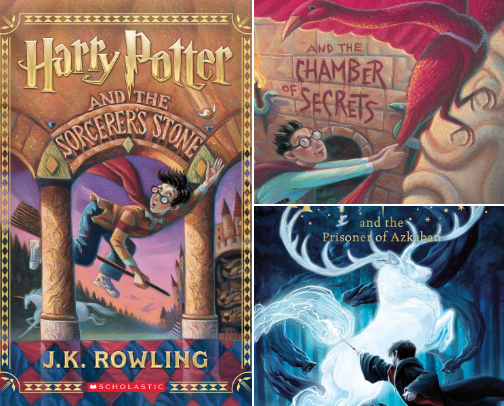 Collection of J.K Rowling's All Works/Books I Recommend cover photo collage