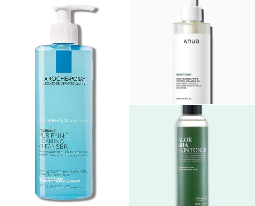 Skincare Products For My Oily/Combination Skin Baddies ☺️🫧🧖🏾‍♀️ cover photo collage