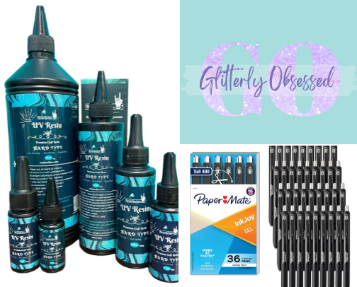 Glitter Pen Essentials cover photo collage