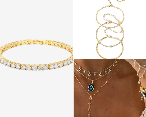 My go to affordable jewellery cover photo collage
