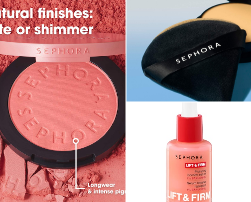 Sephora Finds 💗 cover photo collage