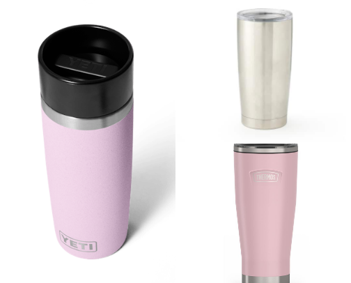 Cups and Water Bottles cover photo collage