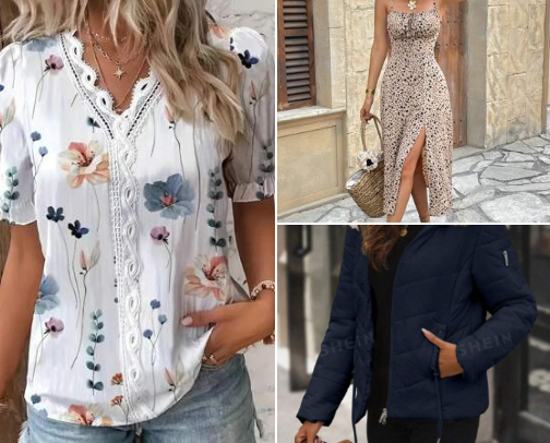 Shein fashion cover photo collage