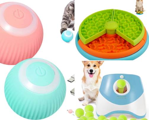 Top 10 interesting and useful things for dogs and cats🐶🐱 cover photo collage