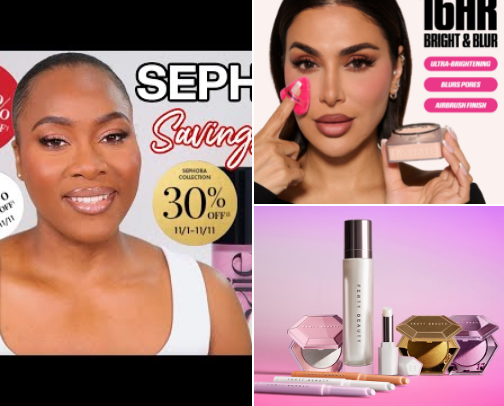 Luxury Makeup in One Place cover photo collage