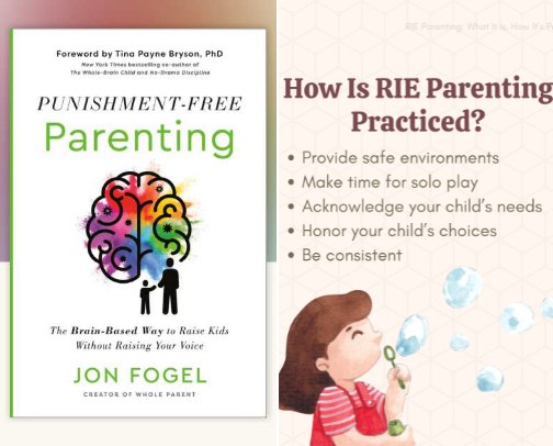 respectful/RIE parenting guide! cover photo collage