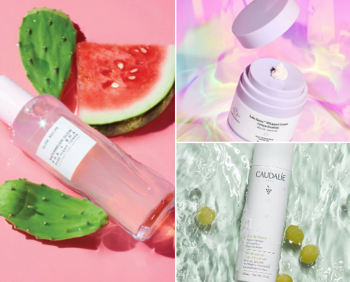 Skincare cover photo collage