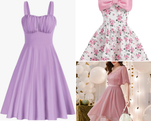 Cute Summer Women Dress 🎀👗 cover photo collage