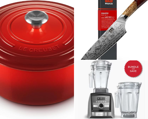 The Michelin Kitchen: 15 Chef-Grade Culinary Tools cover photo collage