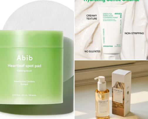 Korean Skincare ✨ cover photo collage