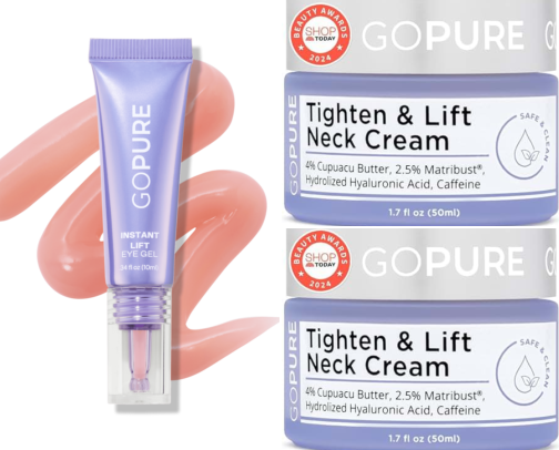 Gopure tighten and lift eye gel cover photo collage