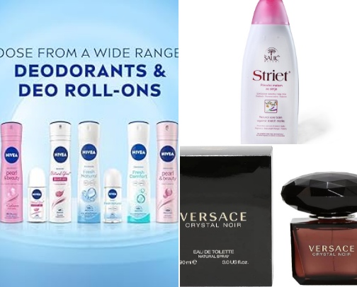 cosmetics cover photo collage