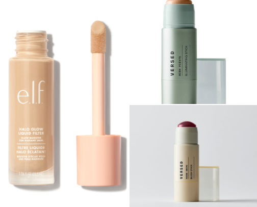 Glowy Makeup cover photo collage