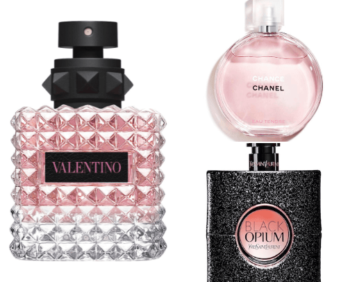 perfumes cover photo collage