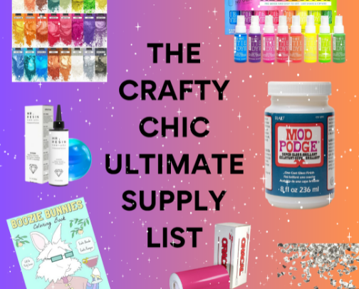 The Ultimate Craft Obsessed Shopping List! cover photo collage
