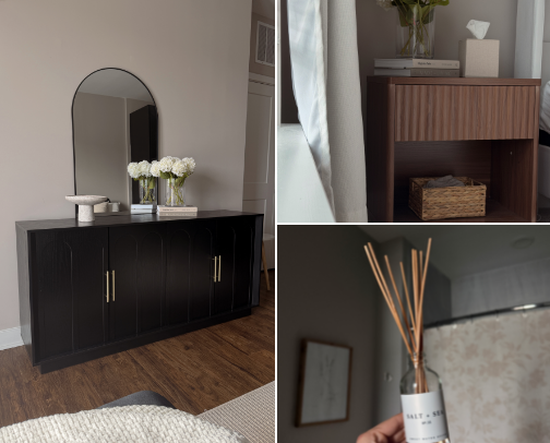 Chic Minimal Home Decor Aesthetic cover photo collage