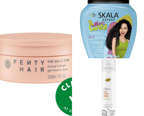 Curly hair products! cover photo collage