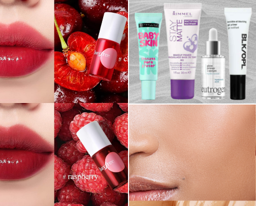 Make-up essentials cover photo collage