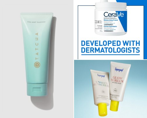 Skincare must-haves cover photo collage