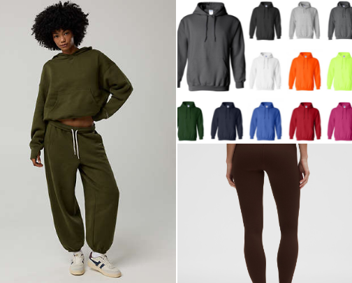 Lazy day lounge wear cover photo collage
