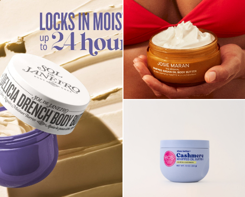 Body Butters cover photo collage