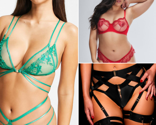 Favorite lingerie 🔥🫢🤌🏻Sexy bras,panties, sleepwear & pajamas cover photo collage