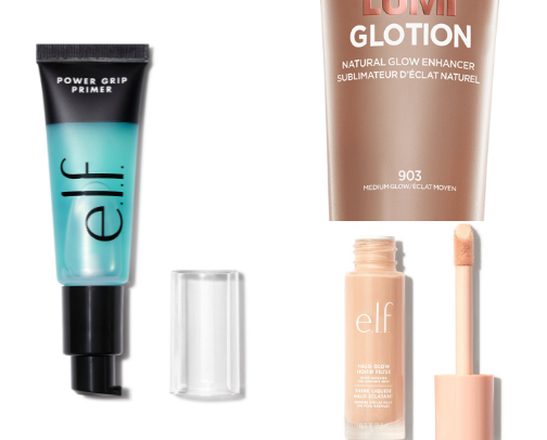 my weekly full glam routine cover photo collage