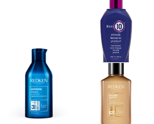 Hair products that changed my damaged hair! cover photo collage