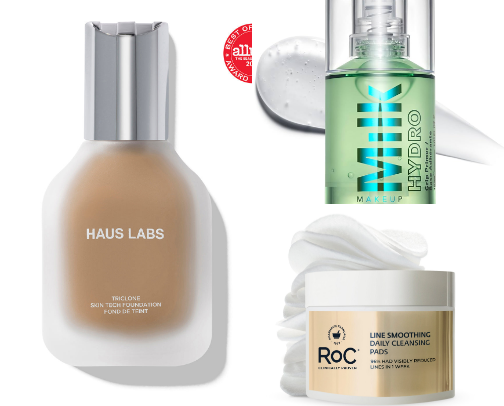 Base makeup routine for dry, acne-prone skin cover photo collage